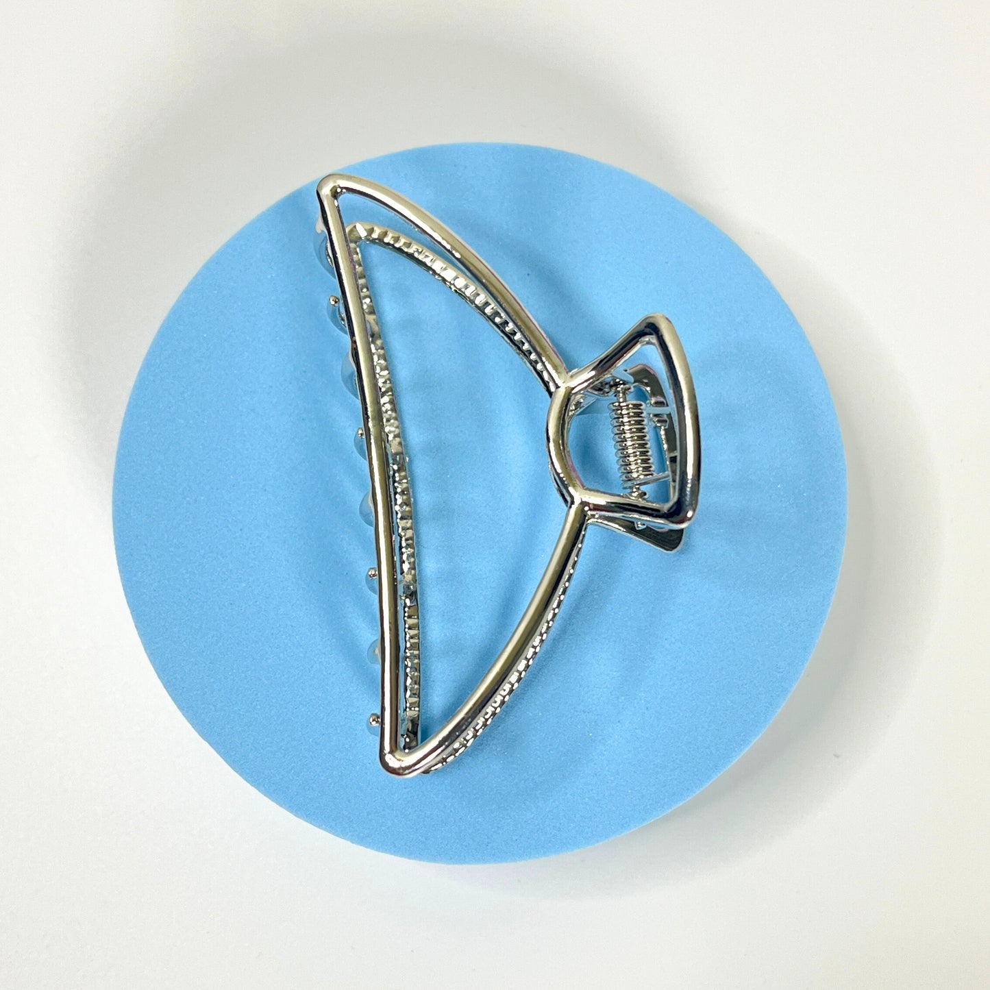 Metal Hair Claw - Silver