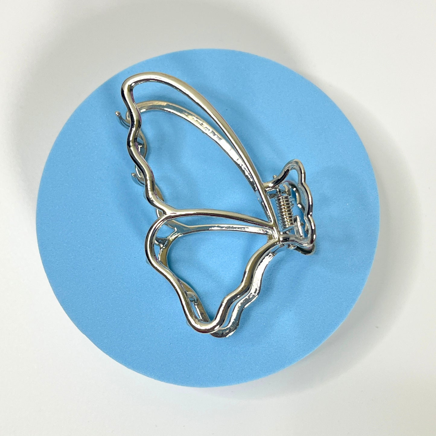 Metal Hair Claw - Silver