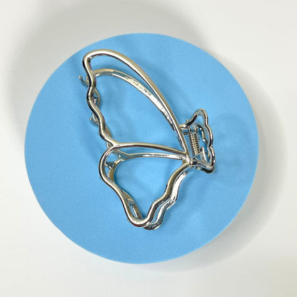 Metal Hair Claw - Silver
