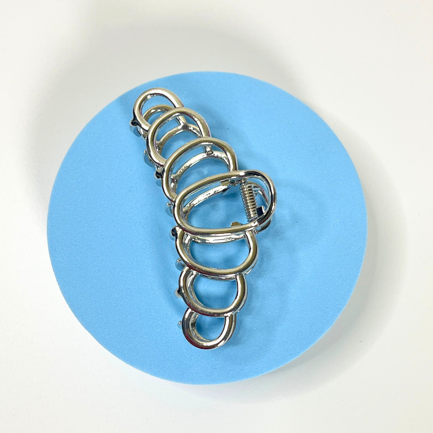 Metal Hair Claw - Silver