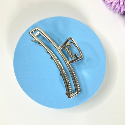 Metal Hair Claw - Silver