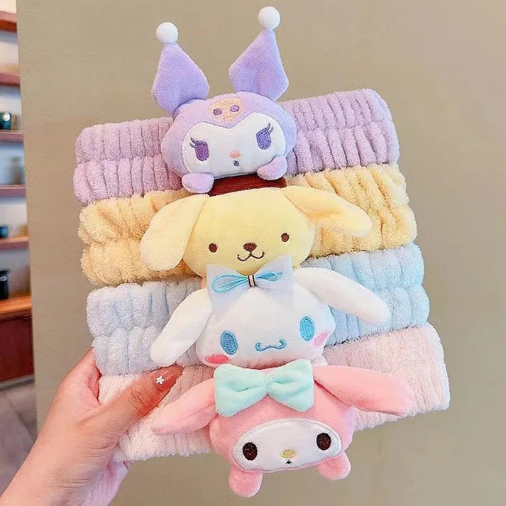 Kawaii Plush Spa Headband 🐰✨