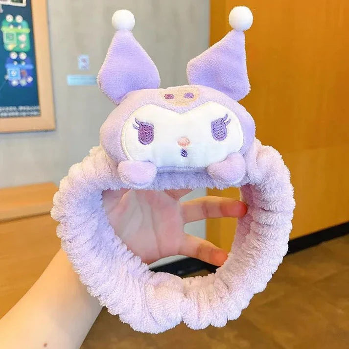 Kawaii Plush Spa Headband 🐰✨