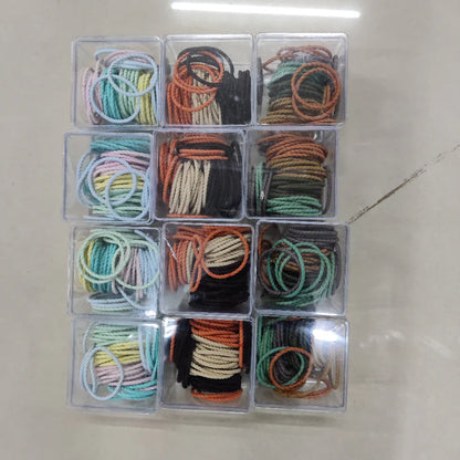 Twisted Rope Elastic Hair Bands Set